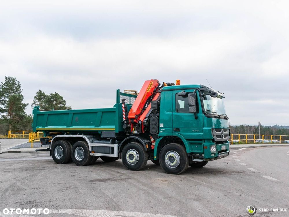 Mercedes-Benz ACTROS 4151 8x4 Palfinger PK 30002 K  HDS Żuraw Wywrotka - 12
