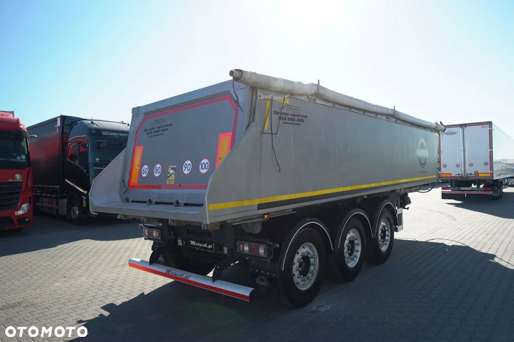 Bodex WYWROTKA 25 m3 / ALUMINIOWA / 2X OŚ PODNOSZONA / 5 300 KG / ALUFELGI / - 8