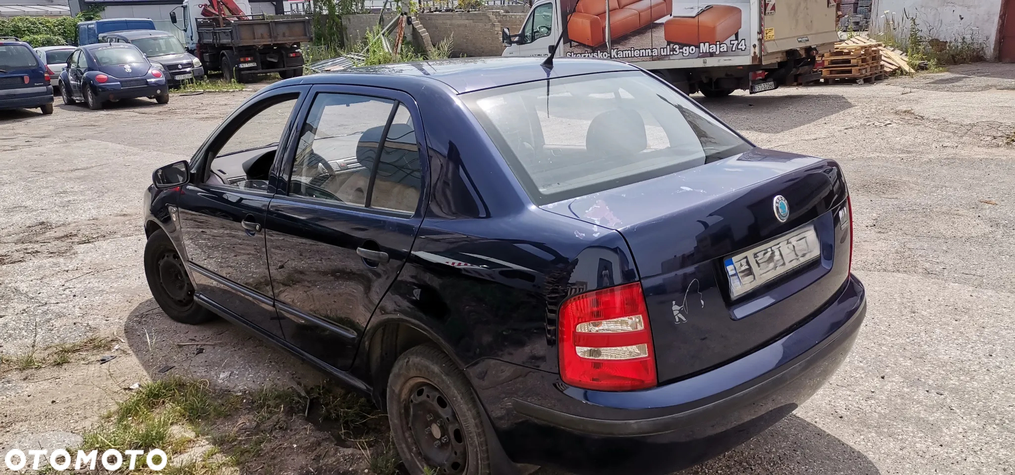 Drzwi Lewy Przod,lewy tyl Skoda Fabia I 6y kod lakieru 3968 - 8