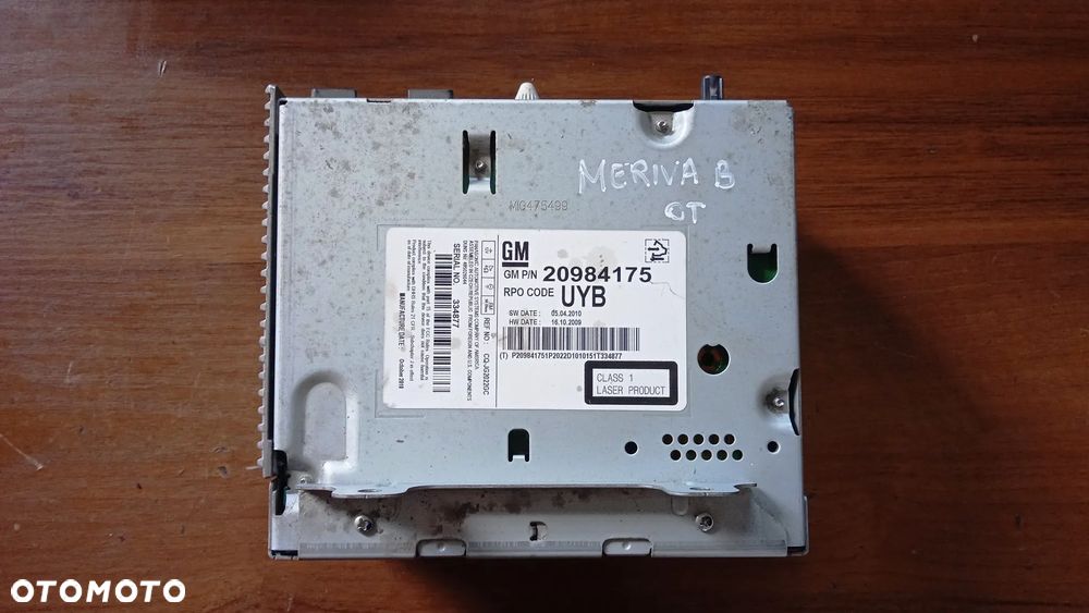 Radio fabryczne Opel Meriva B Astra IV J Insignia 20984175 - 1