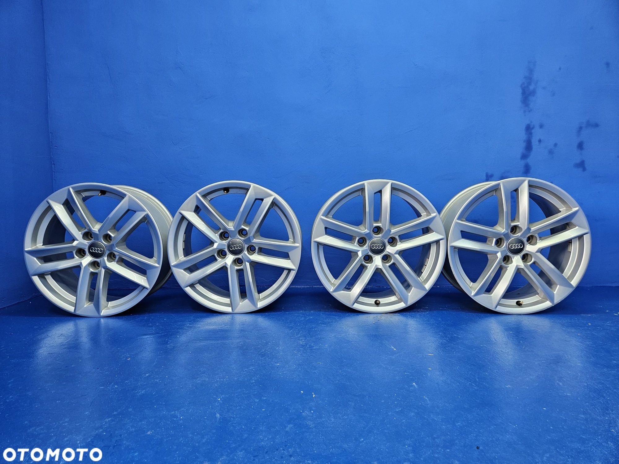 FELGI aluminiowe 17" AUDI A4 B9 jak nowe 7.5" 5x112 ET38 komplet oem - 1