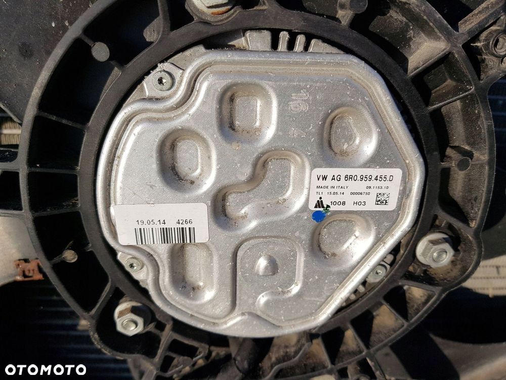 VW POLO V 6R 6C LIFT 15-17r 1.4 TDI PAS PRZEDNI CHŁODNICA WENTYLATORY - 8