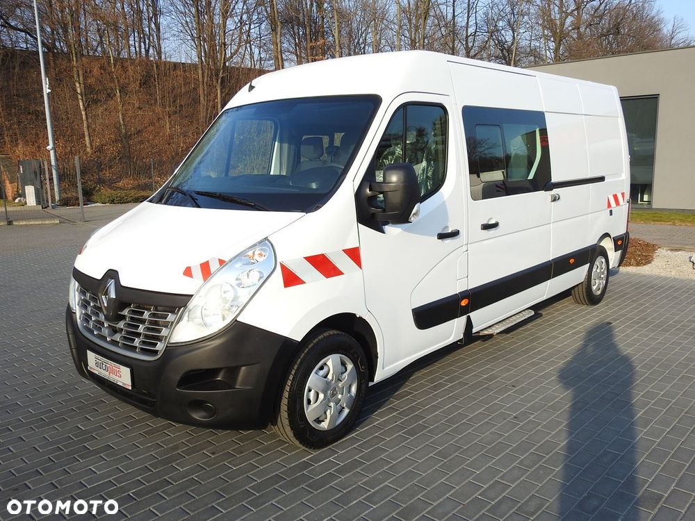 Renault MASTER FURGON BRYGADÓWKA  7 MIEJSC TEMPOMAT KLIMATYZACJA  130KM - 7
