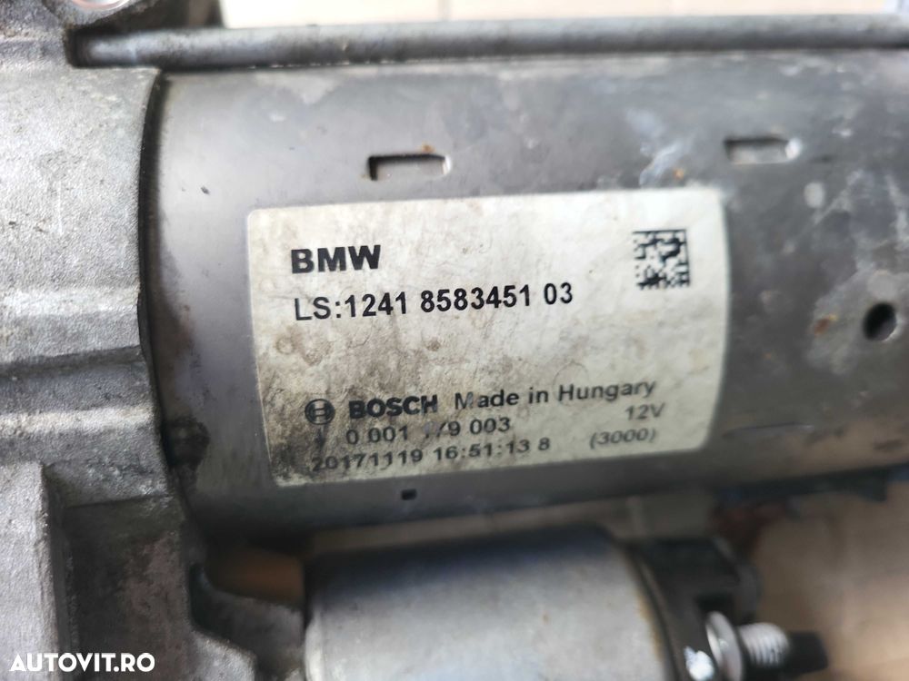 Electromotor bmw f20 f21 f30 f31 f32 f33 f34 f36 motor 1.8d 2.0d B47 cod oem bmw 8583451 - 1