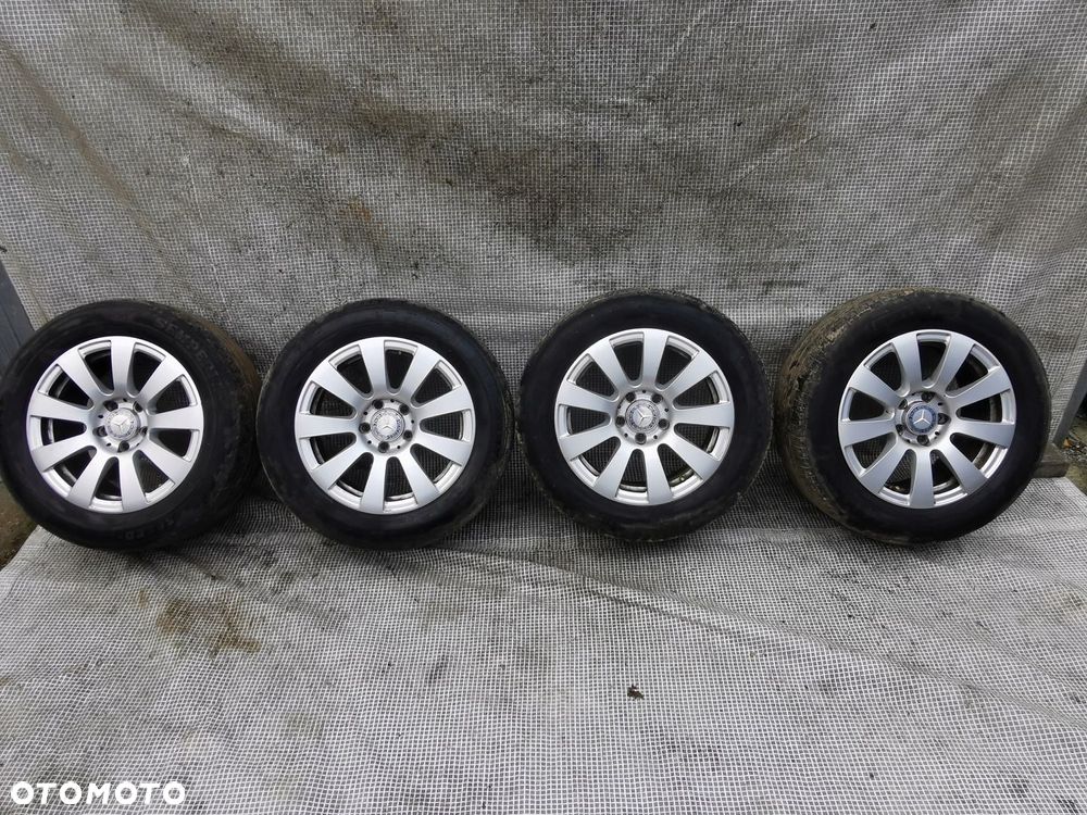 MERCEDES E-KLASA W212 KOŁA LATO LETNIE FELGI 225/55R16 5x112 ET45.5 7.5Jx16 - 1