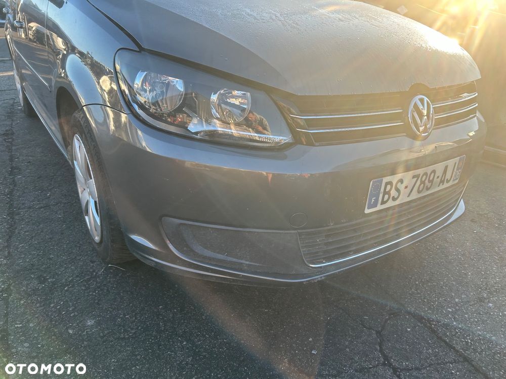Volkswagen Touran II przód kompletny maska lampy zderzak błotnik pas przedni chłodnice wzmocnienie 2011-2015 - 4