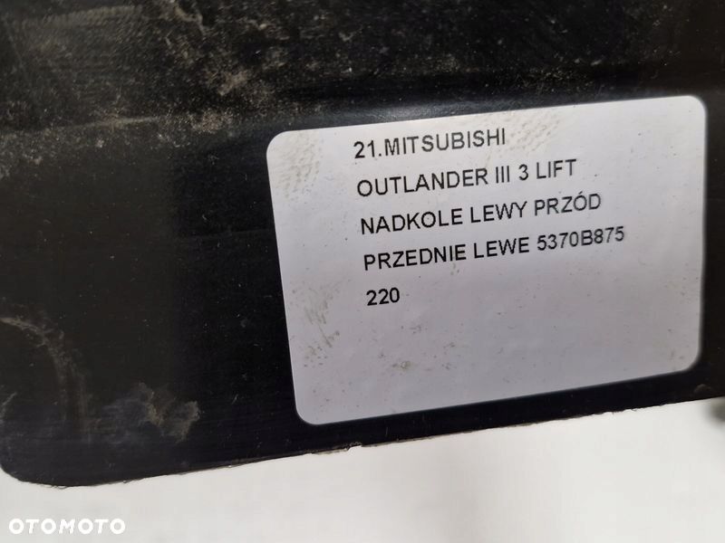 MITSUBISHI OUTLANDER III 3 LIFT NADKOLE LEWY PRZÓD PRZEDNIE LEWE - 3