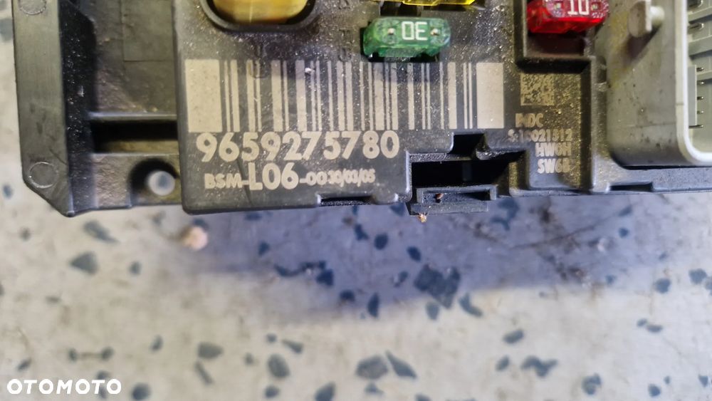 CITROEN PEUGEOT MODUŁ BSM L06 9659275780 - 2