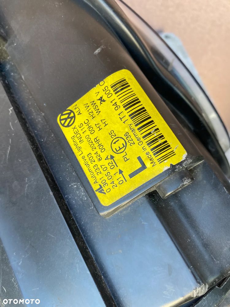 lampy touran I lift 1T1 czarne komplet eu całe - 6