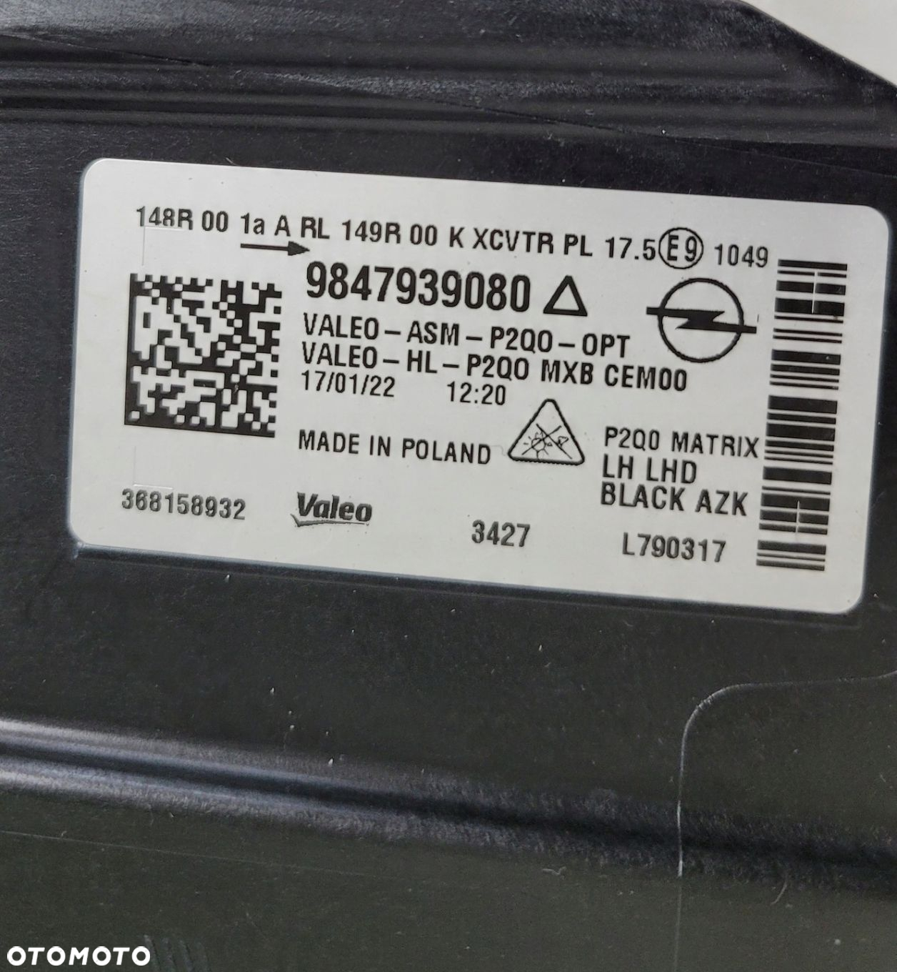 LAMPA LEWA PRZÓD OPEL MOKKA B II 2020- INTELLI LUX MATRIX - 9