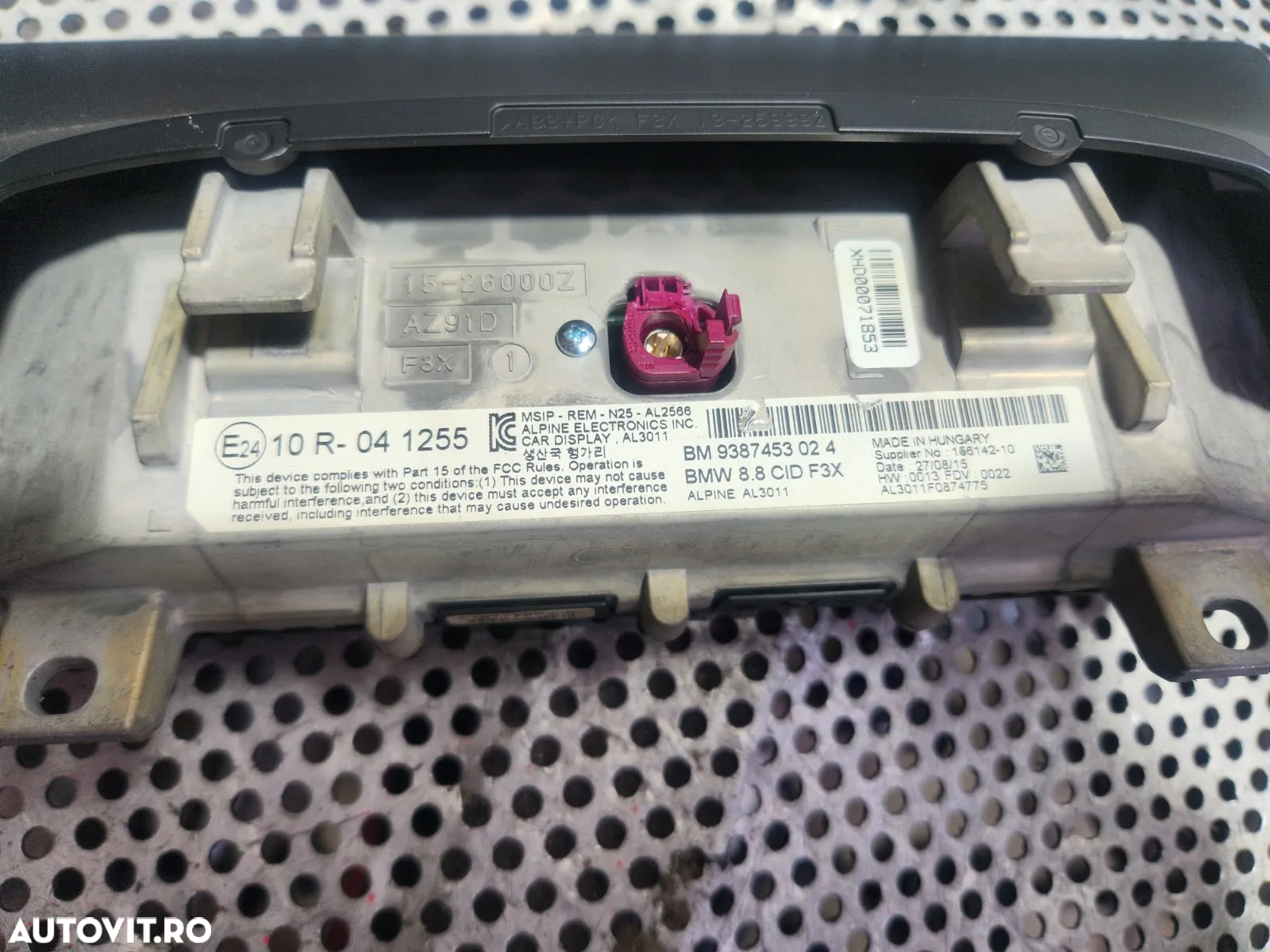 Kit Navigatie Completa NBT EVO HU Bmw F30 F31 F32 F33 F34 F36 Cod    - Dezmembrari Arad - 12