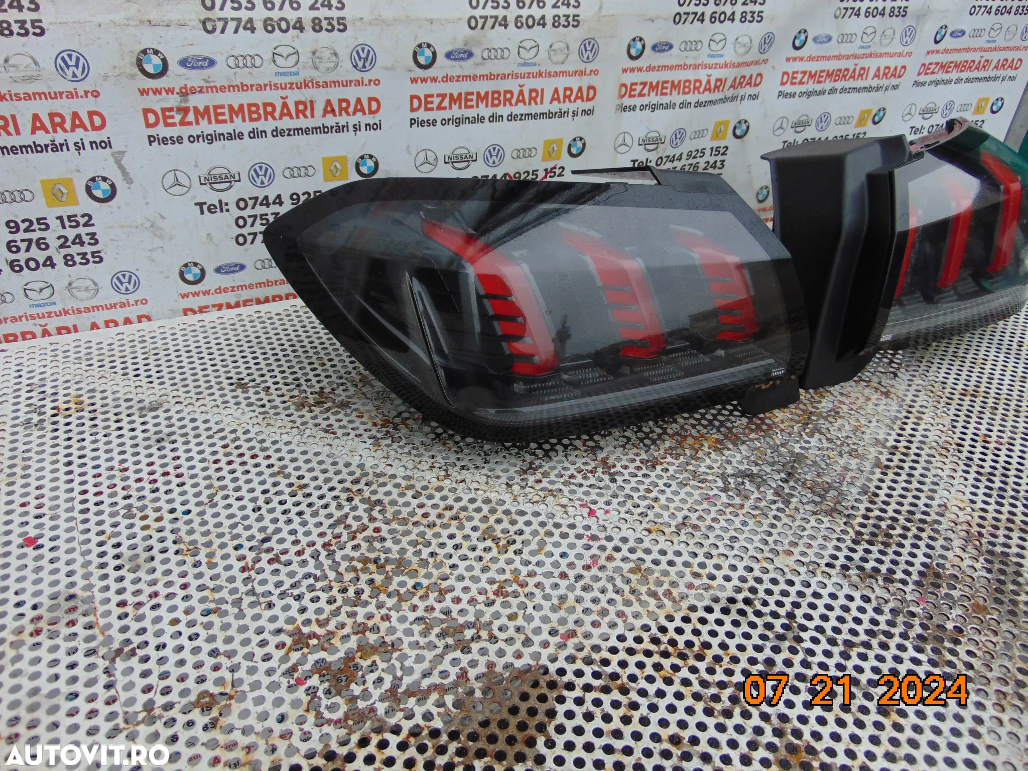 Stop Peugeot 208 dupa 2019 stopuri spate stanga dreapta led lampa tripla spate - 4