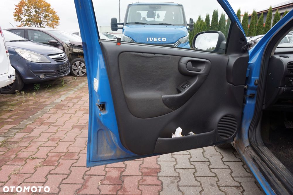 DRZWI PRZEDNIE LEWE CORSA C III 5D HB Z20A  NIEBIESKI OPEL 1999-2003 - 9