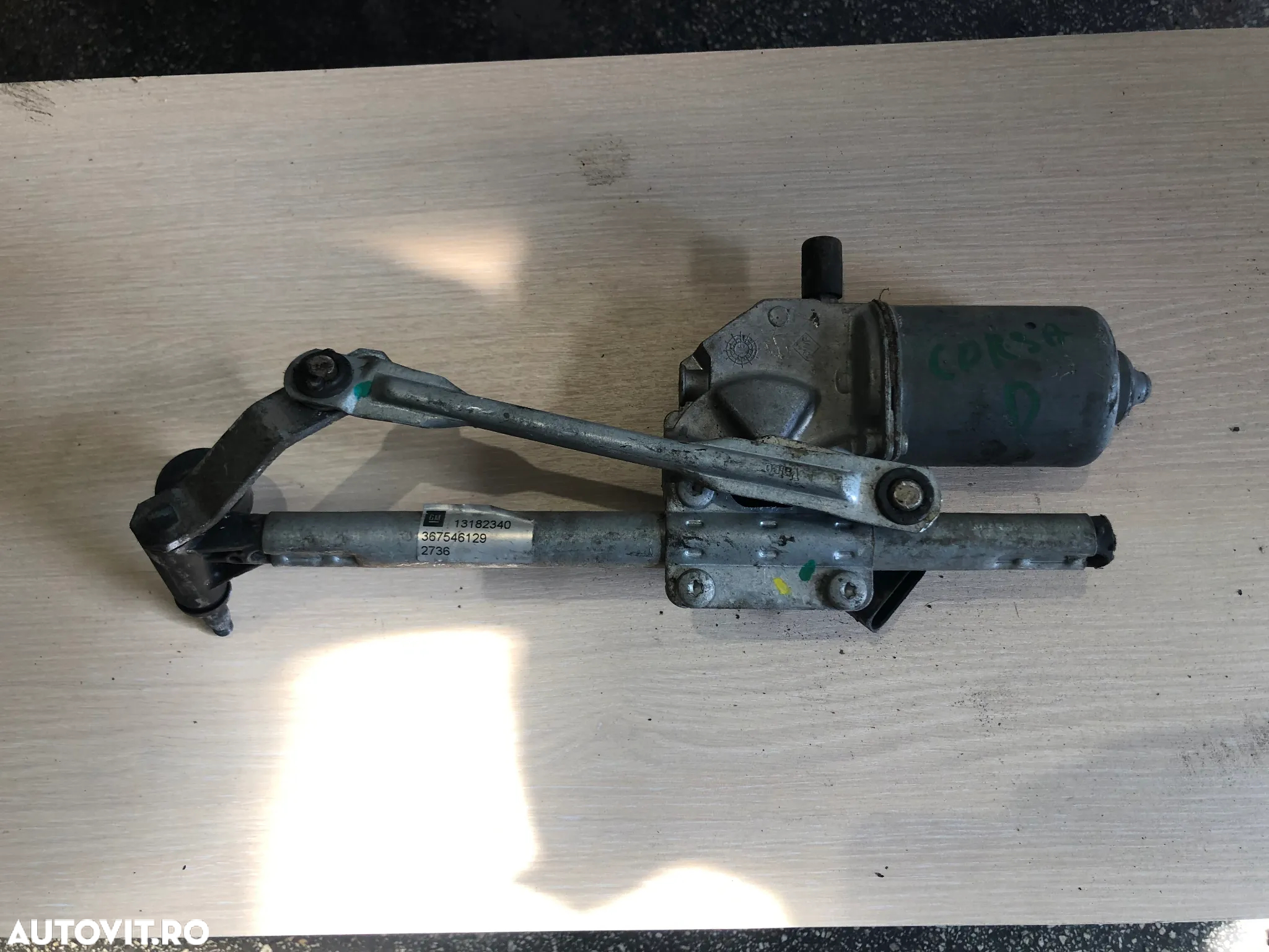 Ansamblu complet cu motoras stergatoare Opel Corsa D - 5