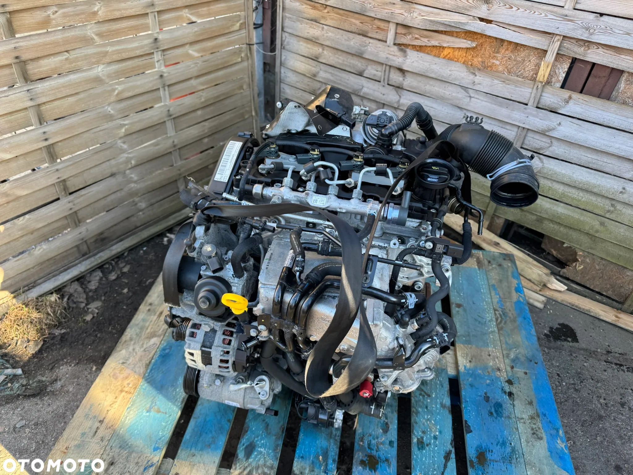 silnik cup 2.0 tdi octavia vrs golf gtd kompletny 107 tys - 1