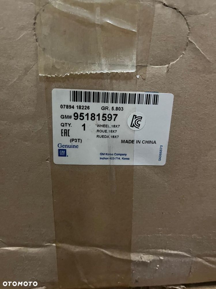 Opel Mokka felga 18 - 2