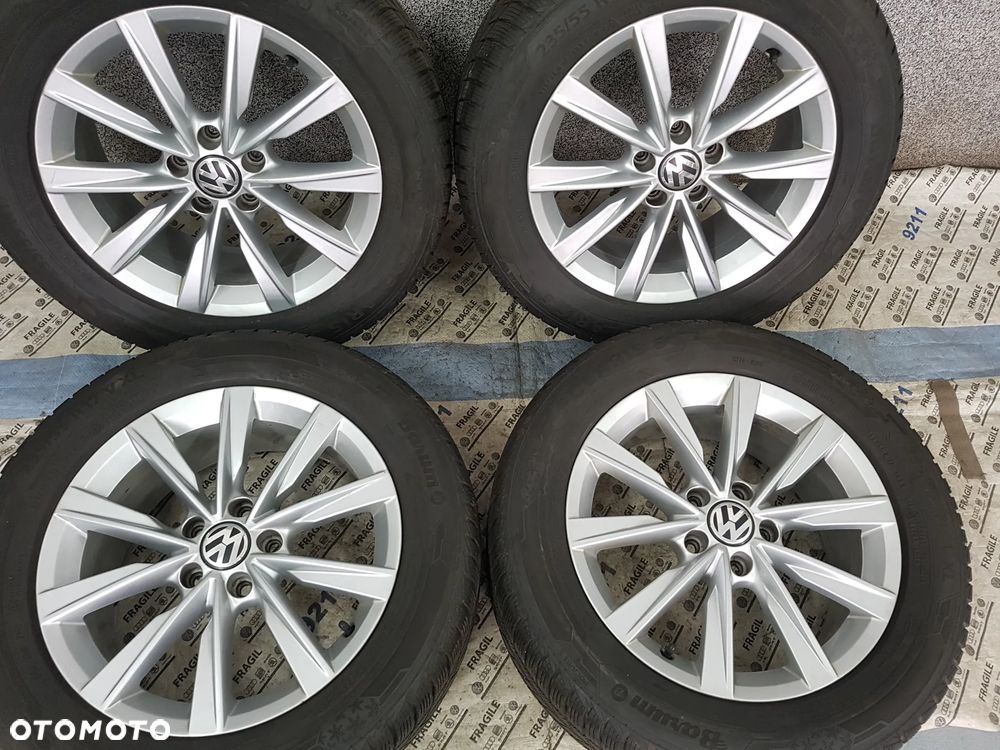 KOŁA ZIMOWE 235/55R17 VW TIGUAN SKODA KAROQ SEAT 5X112 - 18