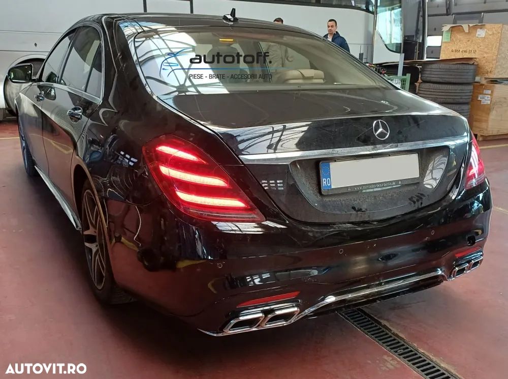 Pachet exterior Mercedes S-Class W222 (2013+) Conversie (2017+) Facelift S63 Design - 10