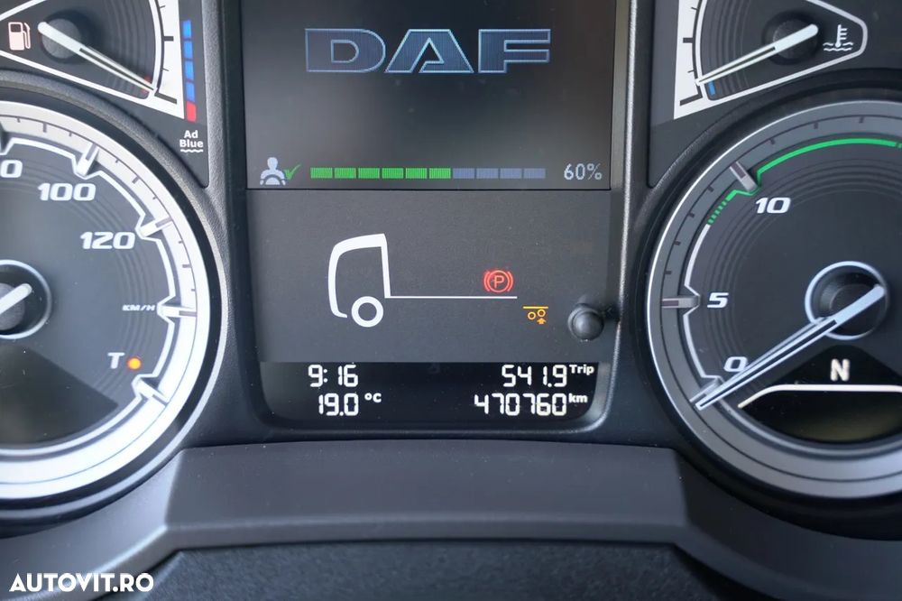 DAF XF 480 / CORTINĂ 7.7 M / SSC / 6X2 / I-PARK COOL / PUNTE RIDICATĂ / - 39