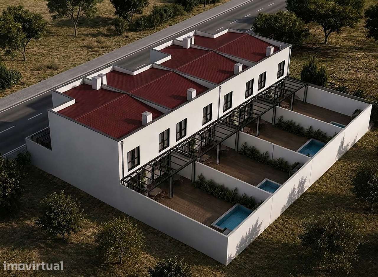 Moradias T4 Évora com Piscina - Bairro dos Canaviais - Grande imagem: 3/8