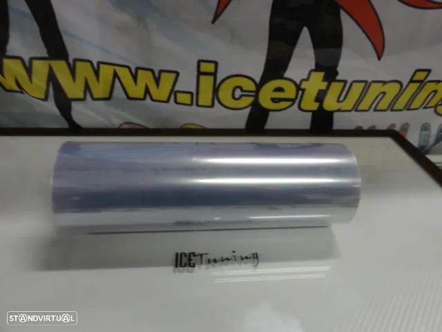 Pelicula para farois Transparente 0.30m X 1m OU 10m X 0.30 temos 38 cores em stock - 1