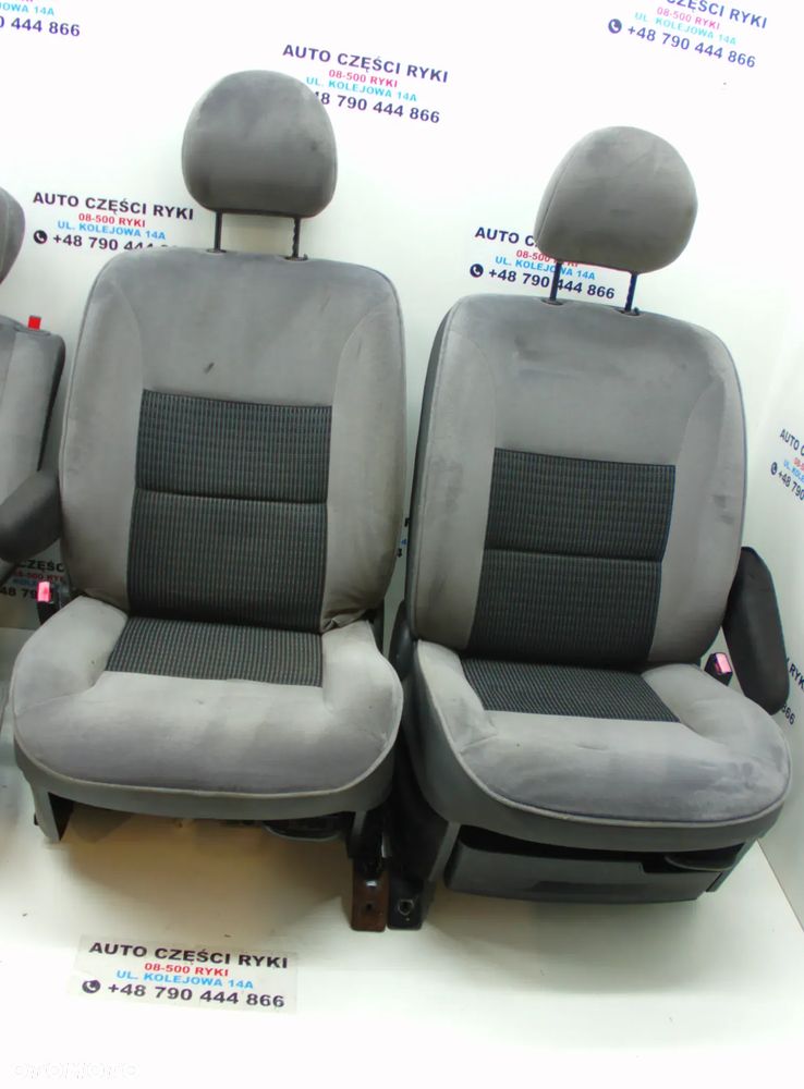 Berlingo Partner Fotele Kanapa Siedzenia Komplet - 2