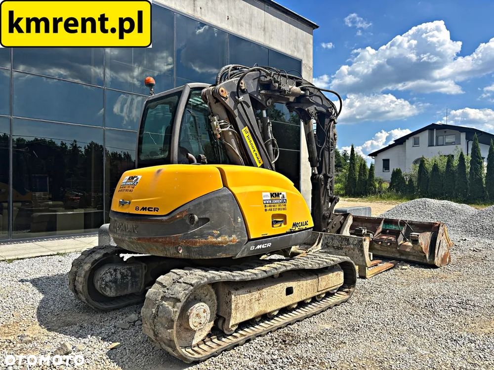 Mecalac 8 MCR MINI-KOPARKA 2012R. | MECALAC 6 MCR, JCB 8065 8080 8085 85 Z VOLVO ECR 88, CAT 308, 307 , BOBCAT 80 KOMATSU PC 88 - 19
