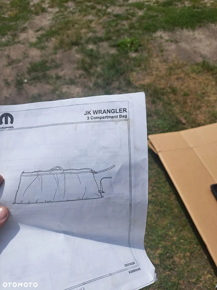 Torba pokrowiec dachu Jeep Wrangler JK K6860048 82210326 - 2