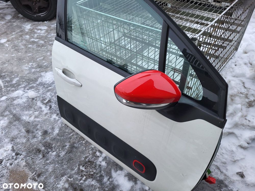 Drzwi przednie prawe ciroen c3 17r kompletne w kolor - 4