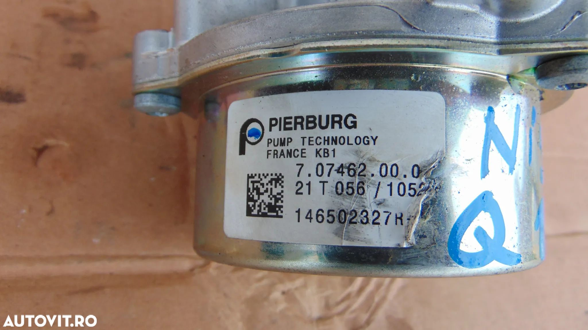 Pompa vacuum Nissan qashqai 1.5 euro 6 pompa tandem Dcia duster dokker renault megane 4 scenic 4 ka - 1