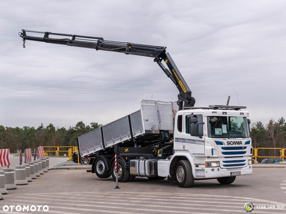 Scania P320 6x2 Palfinger PK 18002 EH HDS Żuraw Wywrotka - 6