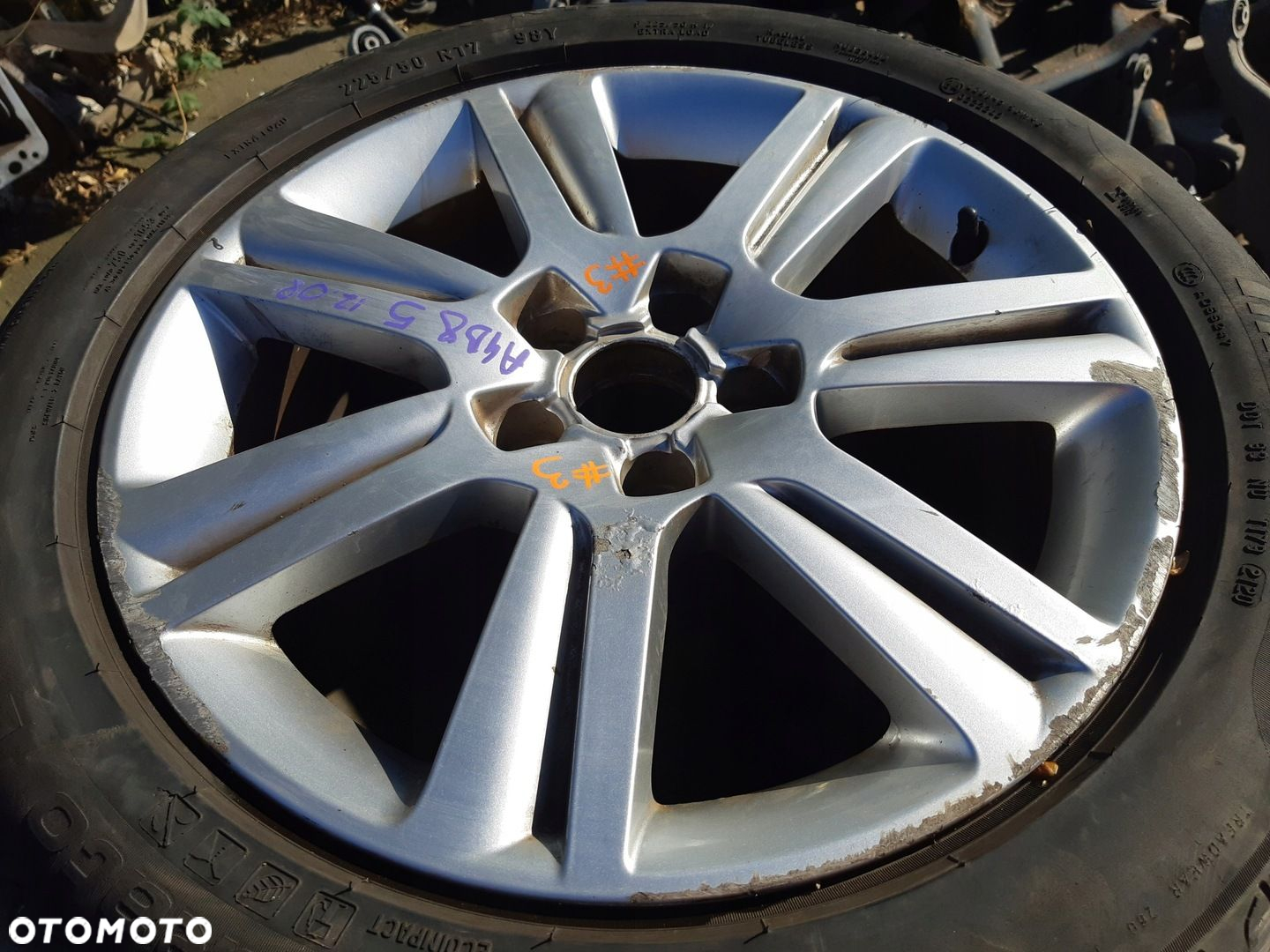 AUDI A4 B8 A5 8T FELGA ALUMINIOWA 7.5J 17 ET45 8K0601025B - 5