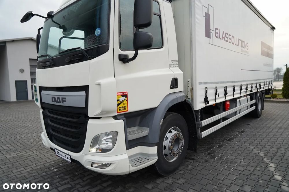 DAF CF 290 / 4X2 / SOLÓWKA / FIRANKA 8 M / WINDA DHOLLANDIA / MOCNA PODŁOGA / EURO 6 - 8
