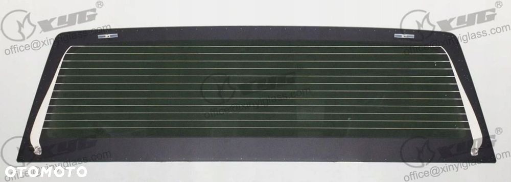 SZYBA TYLNA FORD F150 2015-2020 CIEMNA GRZANA - 1