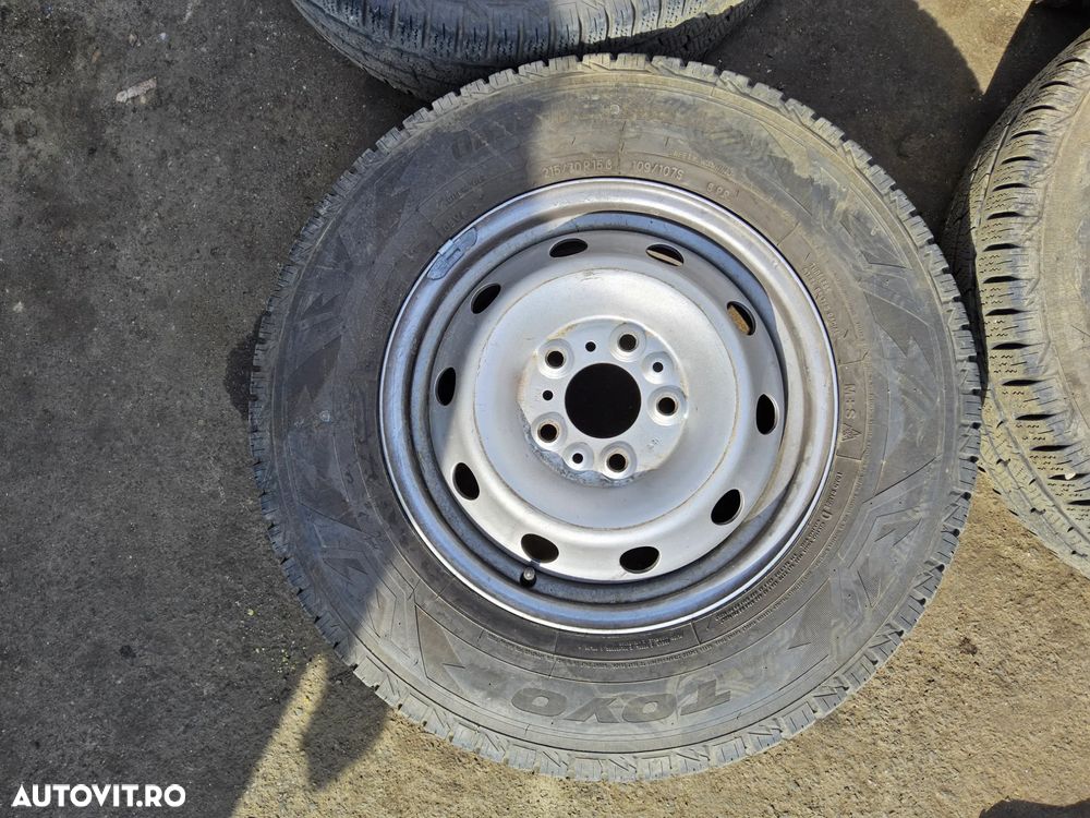 Jante cu anvelope Fiat Ducato Peugeot Boxer Citroen Jumper r15c 215/70/r15c jante cu cauciucuri - 9