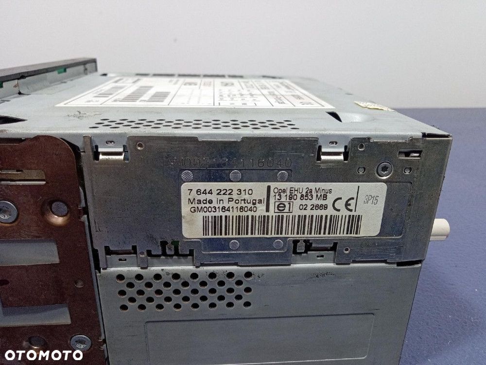 OPEL MERIVA A RADIO CD FABRYCZNE OEM CD30 13190853 - 6