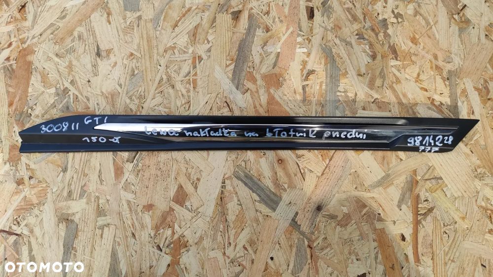 Lewa nakładka na błotnik przedni Peugeot 3008 II GT 9814228777 - 1