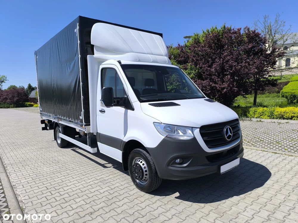 Mercedes-Benz Sprinter 519,190KM, Winda + Plandeka 8 Palet, Firana, Salon Polska! - 4