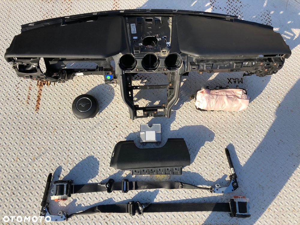FORD MUSTANG VI 6 2015-2018 AIRBAG PODUSZKA POWIETRZNA KIEROWCY ORYGINAŁ PODUSZKI PASY PAS AIRBAG FOTELA W FOTEL okazja warto sprawdź Raz2 - 19