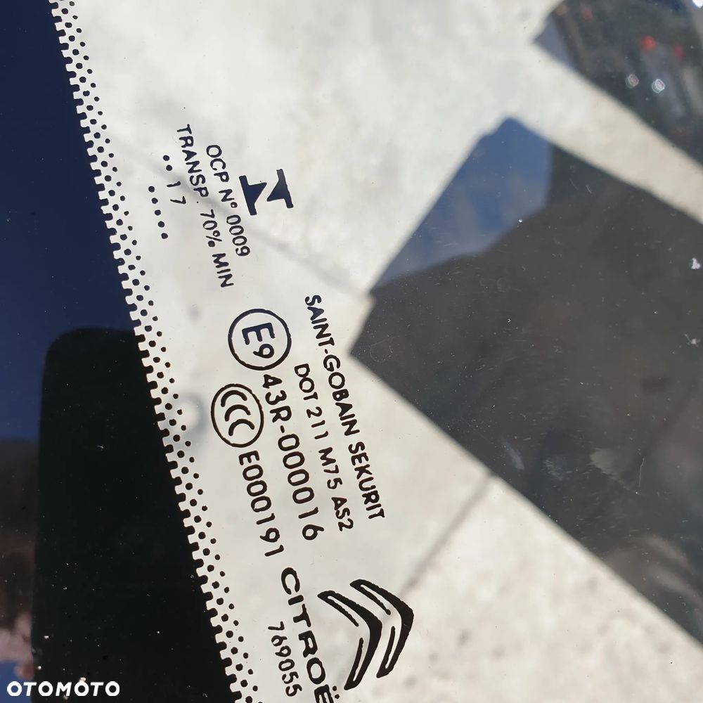 CITROEN C4 GRAND PICASSO II SZYBA KAROSERYJNA LEWA PRZOD 17R - 2