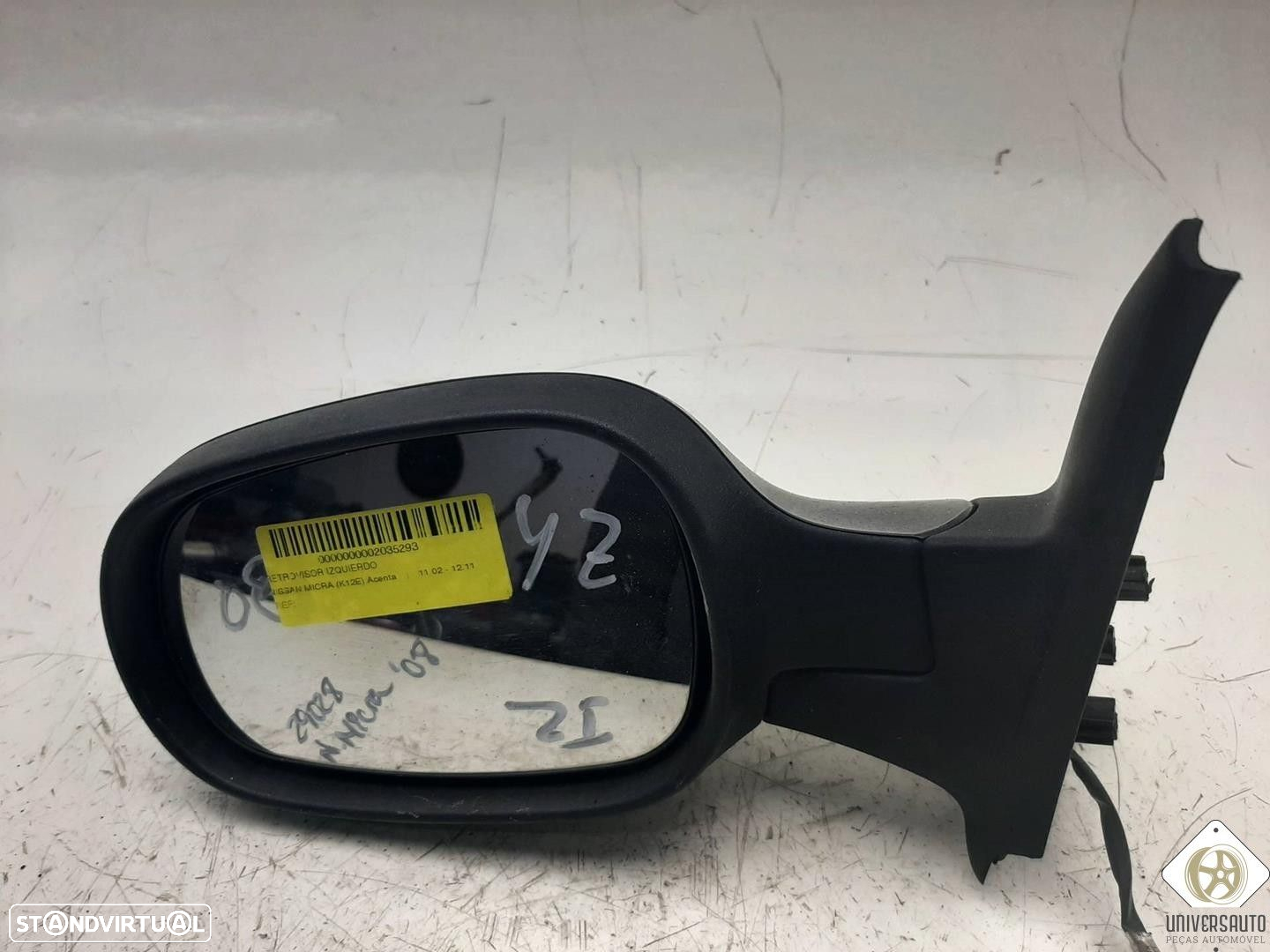 ESPELHO RETROVISOR ESQUERDO NISSAN MICRA III 2008 - 4