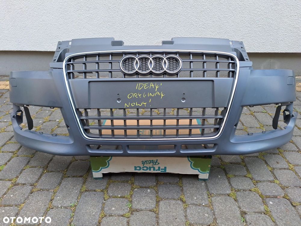 AUDI TT 8J 06-14 IDEAŁ ORYGINAŁ NOWY! ZDERZAK PRZÓD PRZEDNI+GRILL WYSYŁKA 24H - 1