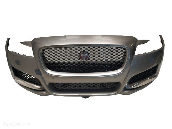 JAGUAR XF X260 ZDERZAK PRZÓD PRZEDNI KOMPLETNY 4XPDC SPRYSKIWACZE GRILL ATRAPA CHŁODNICY ZNACZEK WIĄZKA ORYGINAŁ - 1