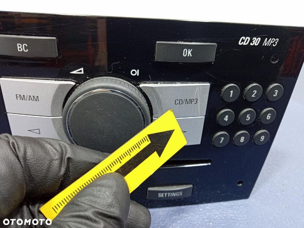 OPEL ZAFIRA B LIFT 08- RADIO FABRYCZNE CD30 MP3 WYŚWIETLACZ 13357123 - 7
