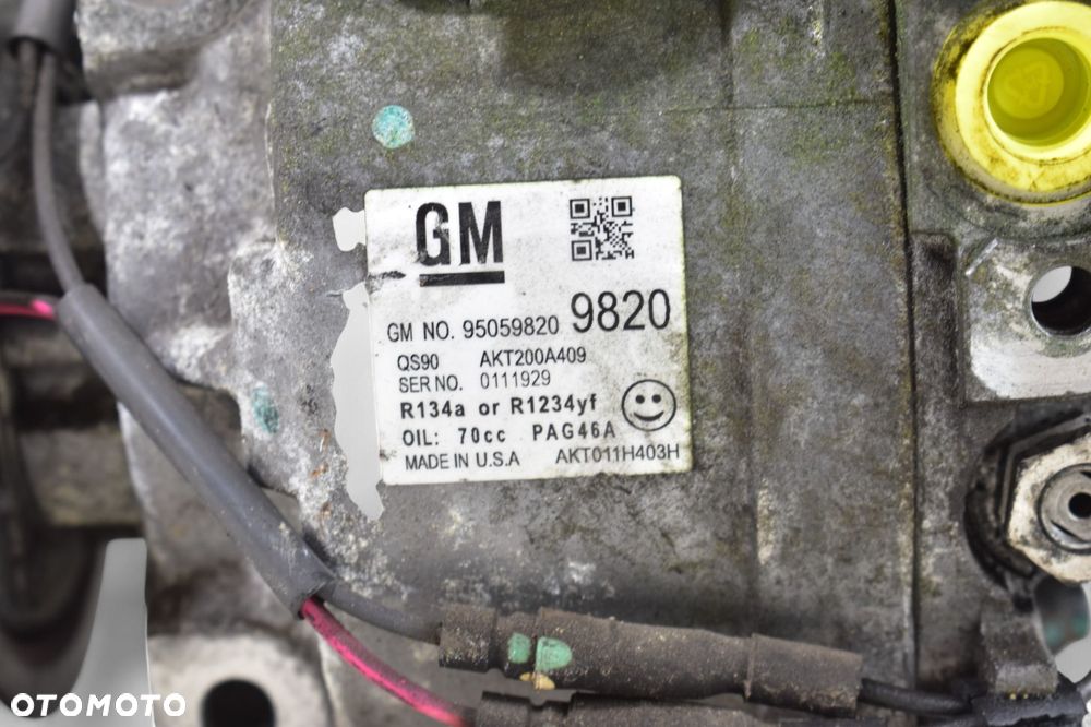 Sprężarka Klimatyzacji OPEL MOKKA I 1.7 CDTI 95059820 - 5