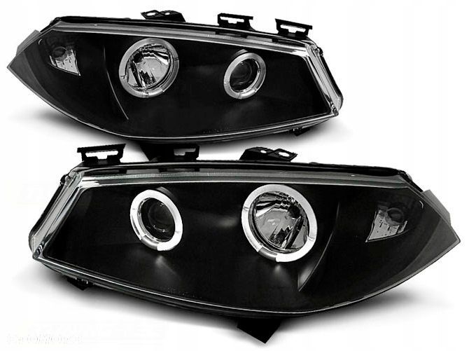 Reflektory Lampy kpl Ringi Angel Eyes Led Tuning Renault Megane II 2 2002- - 2