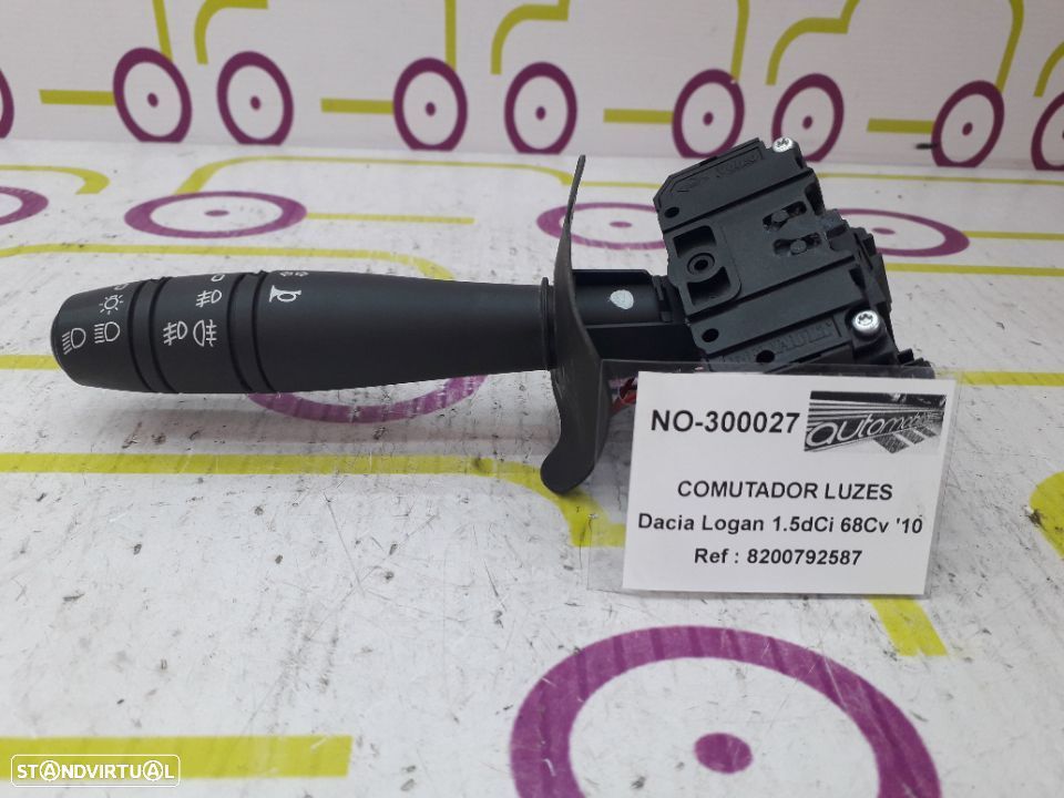 Comutador Luzes Dacia Logan 1.5 dCi 68 Cv de 2010 - Ref: 8200792587 - NO300027 - 1