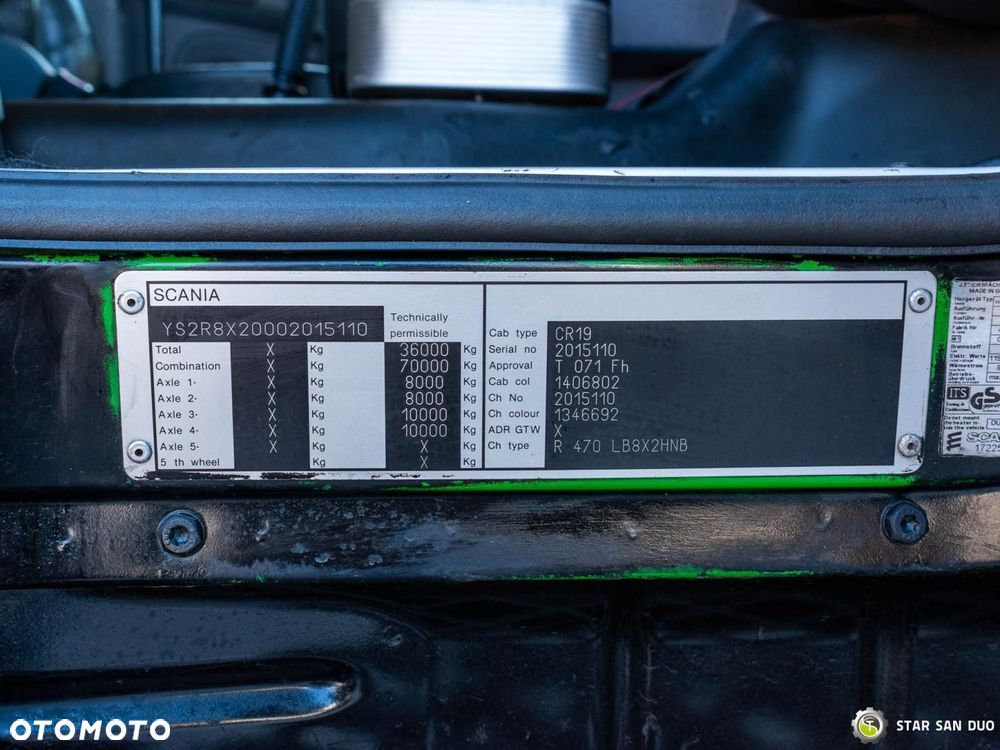 Scania R470 8x2 PALFINGER PK 56002 Hds Żuraw - 18