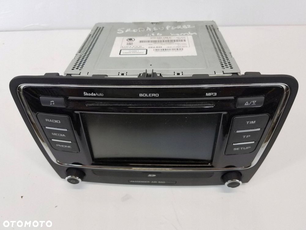 radio cd bolero skoda superb ii 3t0035156c - 2