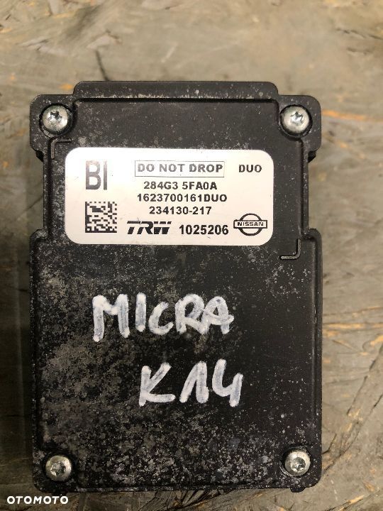 NISSAN MICRA K14 2016-> KAMERA RADAR SENSOR SZYBY PRZÓD PRZEDNIA 284G35FA0A - 2